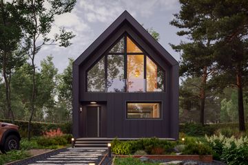  Projekt domu Ara 100 (1922) (KRD3064) - projekt domu parterowego z poddaszem - Zdjęcie 3