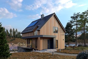  Projekt domu Agrest 2 (BSA2395) - projekt domu parterowego z poddaszem - Zdjęcie 2