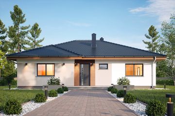  Projekt domu Klara VI bez garażu [B2] (WRF2475) - projekt domu parterowego - Zdjęcie 1