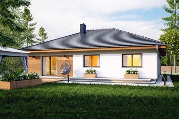  Projekt domu Klara VI bez garażu [B2] (WRF2475) - projekt domu parterowego - Zdjęcie 2