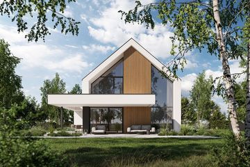  Projekt domu HomeKoncept 130 A (KRX1280) - projekt domu parterowego z poddaszem - Zdjęcie 2