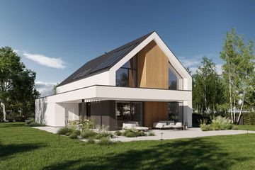  Projekt domu HomeKoncept 130 A (KRX1280) - projekt domu parterowego z poddaszem - Zdjęcie 8