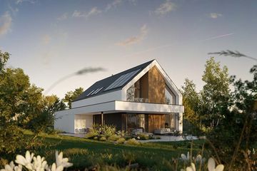  Projekt domu HomeKoncept 130 A (KRX1280) - projekt domu parterowego z poddaszem - Zdjęcie 12