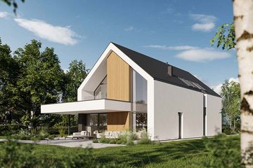  Projekt domu HomeKoncept 130 A (KRX1280) - projekt domu parterowego z poddaszem - Zdjęcie 14