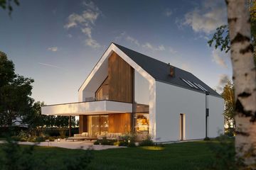  Projekt domu HomeKoncept 130 A (KRX1280) - projekt domu parterowego z poddaszem - Zdjęcie 16