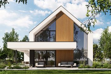  Projekt domu HomeKoncept 130 A (KRX1280) - projekt domu parterowego z poddaszem - Zdjęcie 1