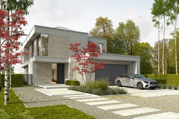  Projekt domu Willa Prestige 4 (WAW1186) - projekt domu z pełnym piętrem - Zdjęcie 1