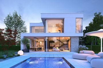  Projekt domu Willa Prestige 4 (WAW1186) - projekt domu z pełnym piętrem - Zdjęcie 3