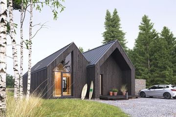  Projekt domu Nordic Duo M (WAW1187) - projekt domu parterowego - Zdjęcie 1