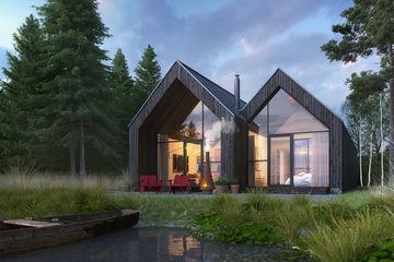  Projekt domu Nordic Duo M (WAW1187) - projekt domu parterowego - Zdjęcie 2