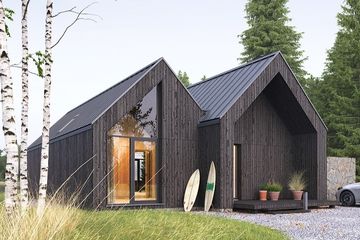  Projekt domu Nordic Duo M (WAW1187) - projekt domu parterowego - Zdjęcie 1