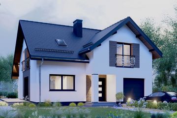  Projekt domu APS 188 wariant 2 (LUA1658) - projekt domu parterowego z poddaszem - Zdjęcie 3