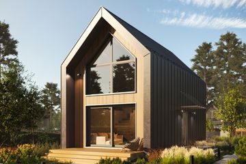  Projekt domu Ara 69 (1929) (KRD3065) - projekt domu parterowego z poddaszem - Zdjęcie 1