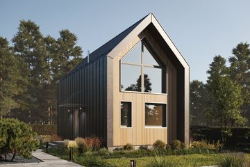  Projekt domu Ara 69 (1929) (KRD3065) - projekt domu parterowego z poddaszem - Zdjęcie 2