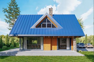  Projekt domu Harnaś D (KDX1028) - projekt domu parterowego z poddaszem - Zdjęcie 7