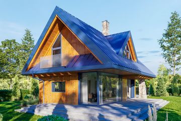  Projekt domu Harnaś D (KDX1028) - projekt domu parterowego z poddaszem - Zdjęcie 11