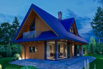  Projekt domu Harnaś D (KDX1028) - projekt domu parterowego z poddaszem - Zdjęcie 12