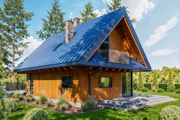  Projekt domu Harnaś D (KDX1028) - projekt domu parterowego z poddaszem - Zdjęcie 13