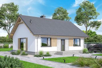  Projekt domu Nektarynka 2 (WOF1253) - projekt domu parterowego - Zdjęcie 5