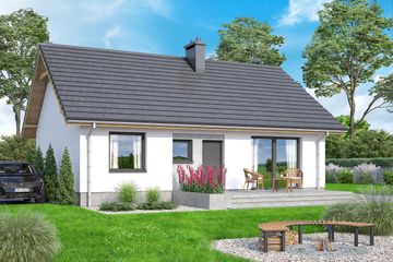  Projekt domu Nektarynka 2 (WOF1253) - projekt domu parterowego - Zdjęcie 3