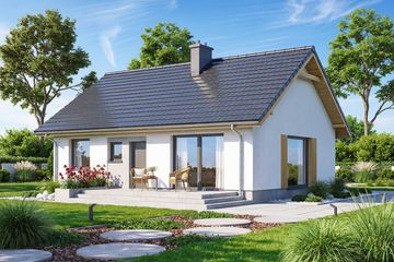  Projekt domu Nektarynka 2 (WOF1253) - projekt domu parterowego - Zdjęcie 3