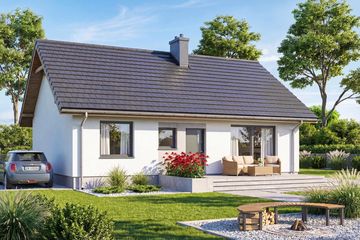  Projekt domu Nektarynka 2 (WOF1253) - projekt domu parterowego - Zdjęcie 4