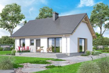  Projekt domu Nektarynka 2 (WOF1253) - projekt domu parterowego - Zdjęcie 4