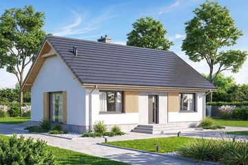  Projekt domu Nektarynka 2 (WOF1253) - projekt domu parterowego - Zdjęcie 1
