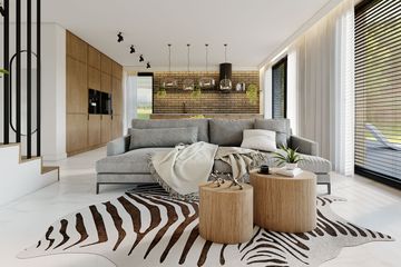  Projekt domu Helen drewniana (BSE1271) - projekt domu parterowego z poddaszem - Zdjęcie 5