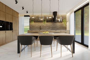  Projekt domu Helen drewniana (BSE1271) - projekt domu parterowego z poddaszem - Zdjęcie 6