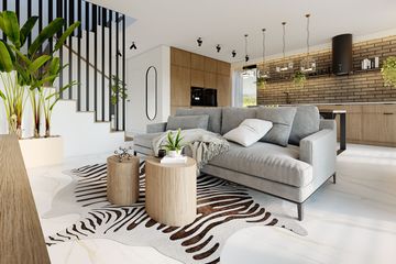  Projekt domu Helen drewniana (BSE1271) - projekt domu parterowego z poddaszem - Zdjęcie 7