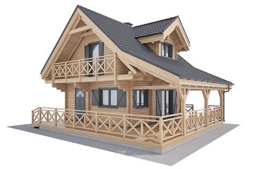  Projekt domu Jutrzenka 2 z gospodarczym (KDX1030) - projekt domu parterowego z poddaszem - Zdjęcie 9