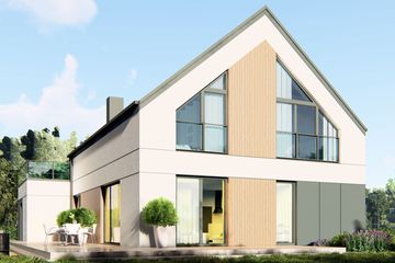  Projekt domu uA410 (WCB1586) - projekt domu parterowego z poddaszem - Zdjęcie 3