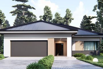  Projekt domu uA392 (WCB1589) - projekt domu parterowego - Zdjęcie 1