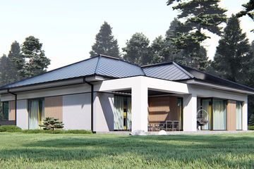  Projekt domu uA392 (WCB1589) - projekt domu parterowego - Zdjęcie 3