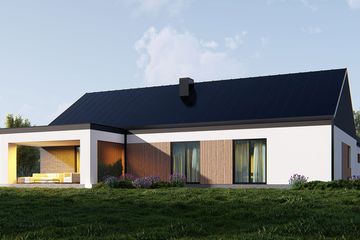  Projekt domu uA386v1 (WCB1591) - projekt domu parterowego - Zdjęcie 5