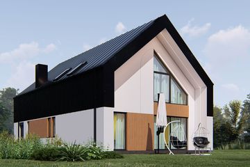  Projekt domu uA390 (WCB1594) - projekt domu parterowego z poddaszem - Zdjęcie 5