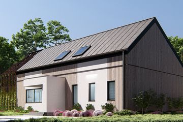  Projekt domu uA387 (WCB1596) - projekt domu parterowego z poddaszem - Zdjęcie 5