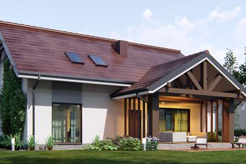  Projekt domu uA418 (WCB1599) - projekt domu parterowego z poddaszem - Zdjęcie 4