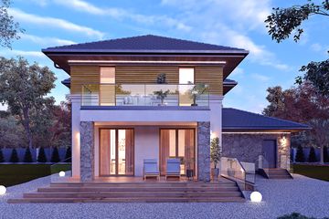  Projekt domu Cyprys 10 (BSA2396) - projekt domu z pełnym piętrem - Zdjęcie 4