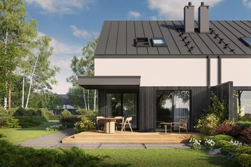  Projekt domu Eco 51 (WOZ1074) - projekt domu parterowego z poddaszem - Zdjęcie 4