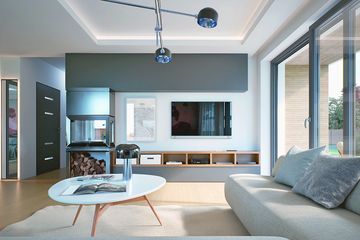  Projekt domu Oliwka bez garażu [B1] (WRF2465) - projekt domu parterowego - Zdjęcie 9