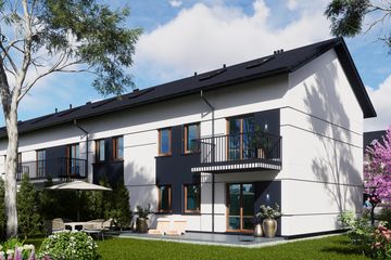  Projekt domu Domidea 151 (WAC1127) - projekt domu z pełnym piętrem i poddaszem - Zdjęcie 1