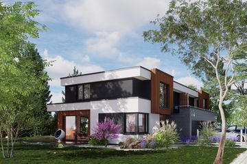  Projekt domu Domidea 201 (WAC1131) - projekt domu z pełnym piętrem - Zdjęcie 2