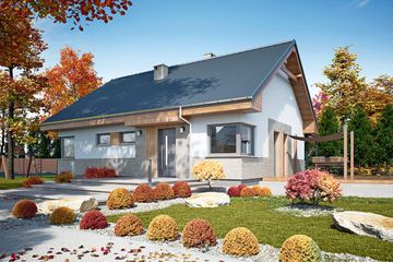  Projekt domu Lusia bez garażu [B] (WRF2464) - projekt domu parterowego - Zdjęcie 5