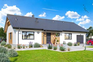  Projekt domu Tracja 12 (WOE1208) - projekt domu parterowego - Zdjęcie 1