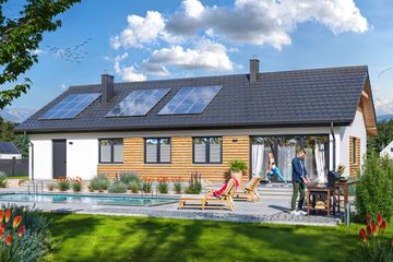  Projekt domu Tracja 12 (WOE1208) - projekt domu parterowego - Zdjęcie 3