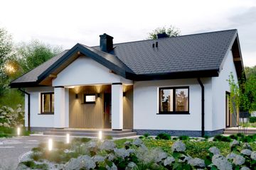  Projekt domu APS 277 wariant 3 (LUA1659) - projekt domu parterowego - Zdjęcie 5