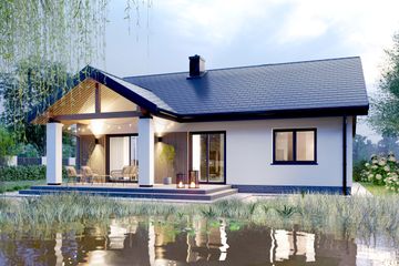  Projekt domu APS 277 wariant 3 (LUA1659) - projekt domu parterowego - Zdjęcie 4