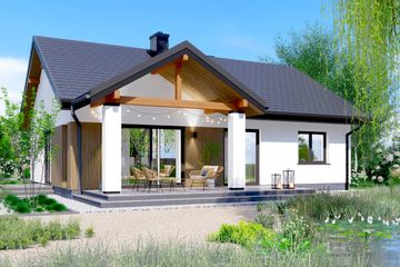  Projekt domu APS 277 wariant 3 (LUA1659) - projekt domu parterowego - Zdjęcie 9